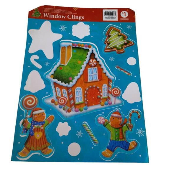 Christmas Window Clings Die Cuts Looney Tunes and More Vintage/Recent Lot CB3 - Picture 7 of 7